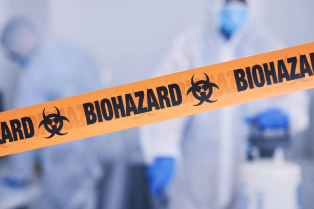 Professional Biohazard technician working in Bertram, TX